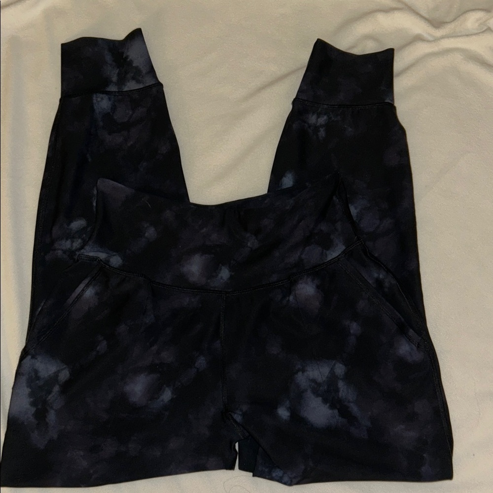 Old Navy Black and Blue tie dye Joggers Sz: M